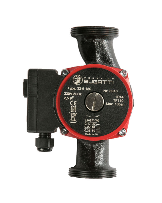 Насос циркуляционный  Federica Bugatti 25/8 180мм