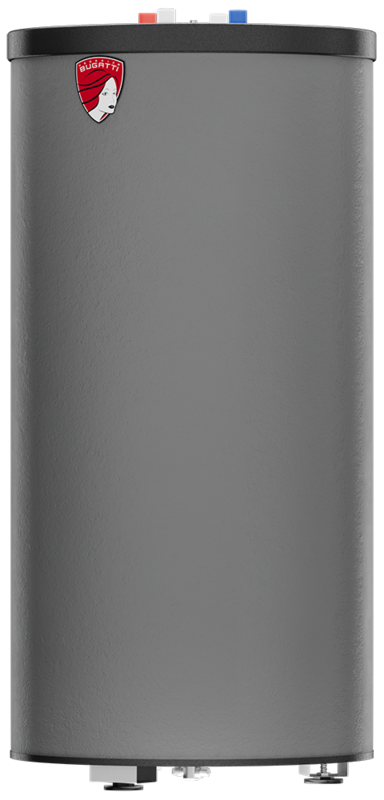 Бойлер косвенного нагрева 1500 Federica Bugatti Eco из черной стали